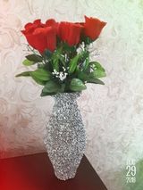 Ваза из газетных трубочек Умахаджиев Абдул-Рахман,4кл.
